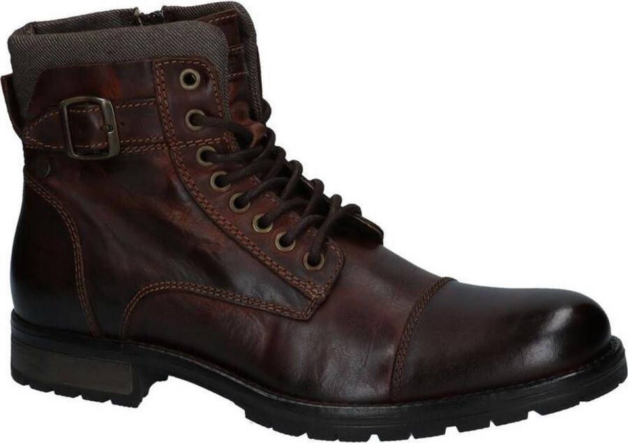 JACK & JONES Bottine Jfw Albany Leather Noos voor heren Bruin Maten: 40 42 - Foto 3