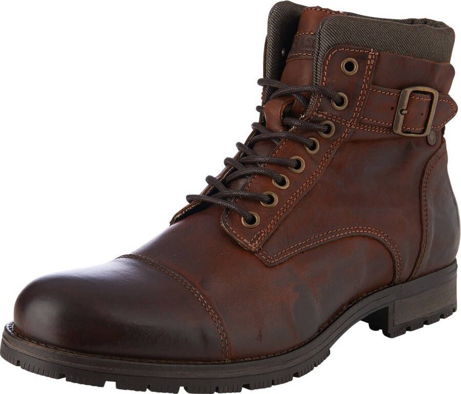 JACK & JONES Bottine Jfw Albany Leather Noos voor heren Bruin Maten: 40 42 - Foto 3