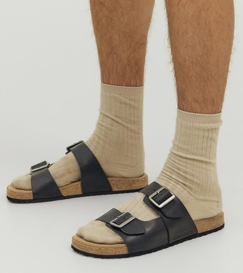JACK & JONES JACK&JONES JFWLOUIS LEATHER SANDAL Heren Sandalen - Foto 4