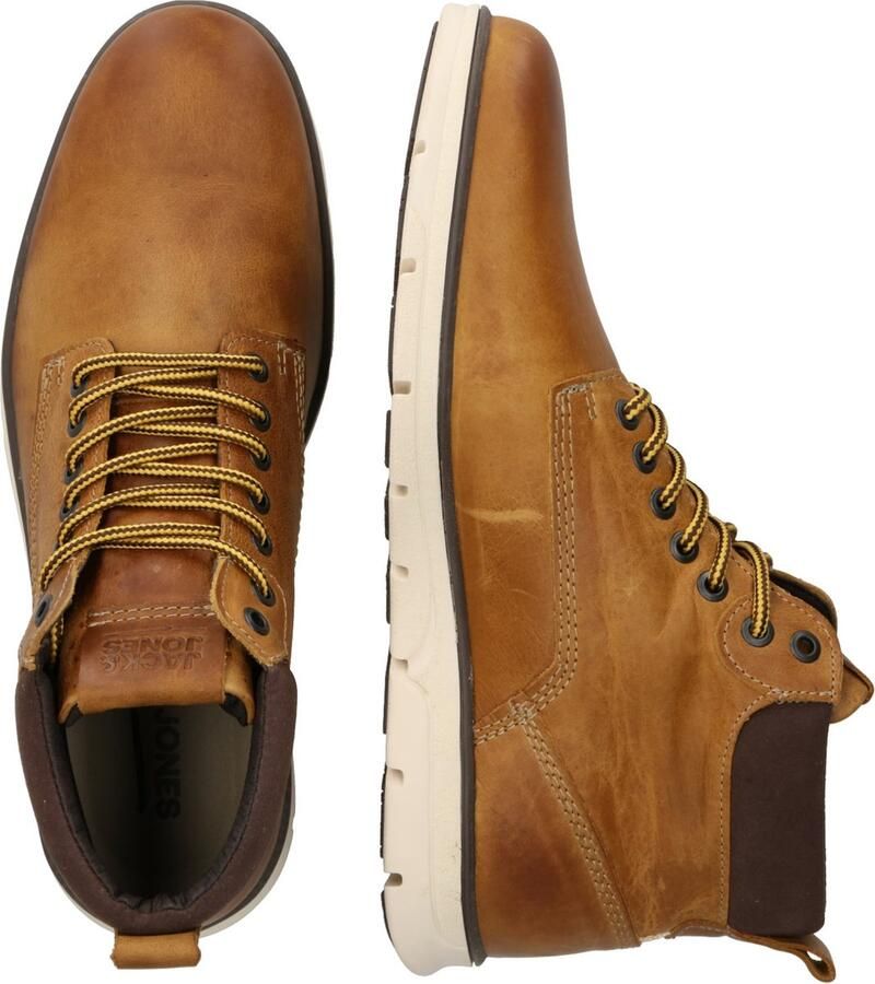 JACK & JONES JACK&JONES FOOTWEAR JFWTUBAR LEATHER HONEY SN Heren Laarzen - Foto 4