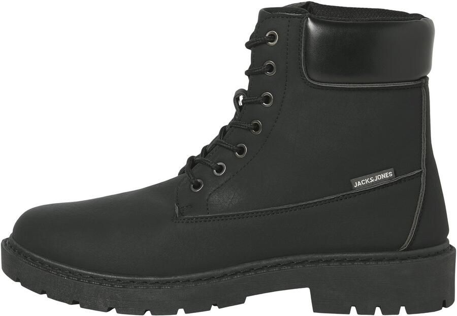 JACK & JONES Heren Veterschoenen Thames Boot Zwart