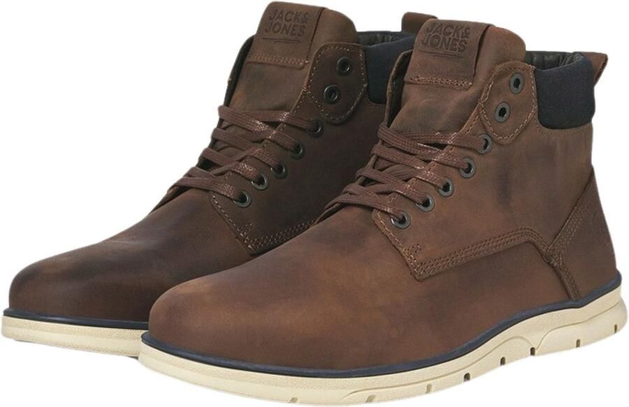 JACK & JONES JACK&JONES FOOTWEARJFWTUBAR LEATHER BRANDY STSBrandy Brown41 - Foto 9