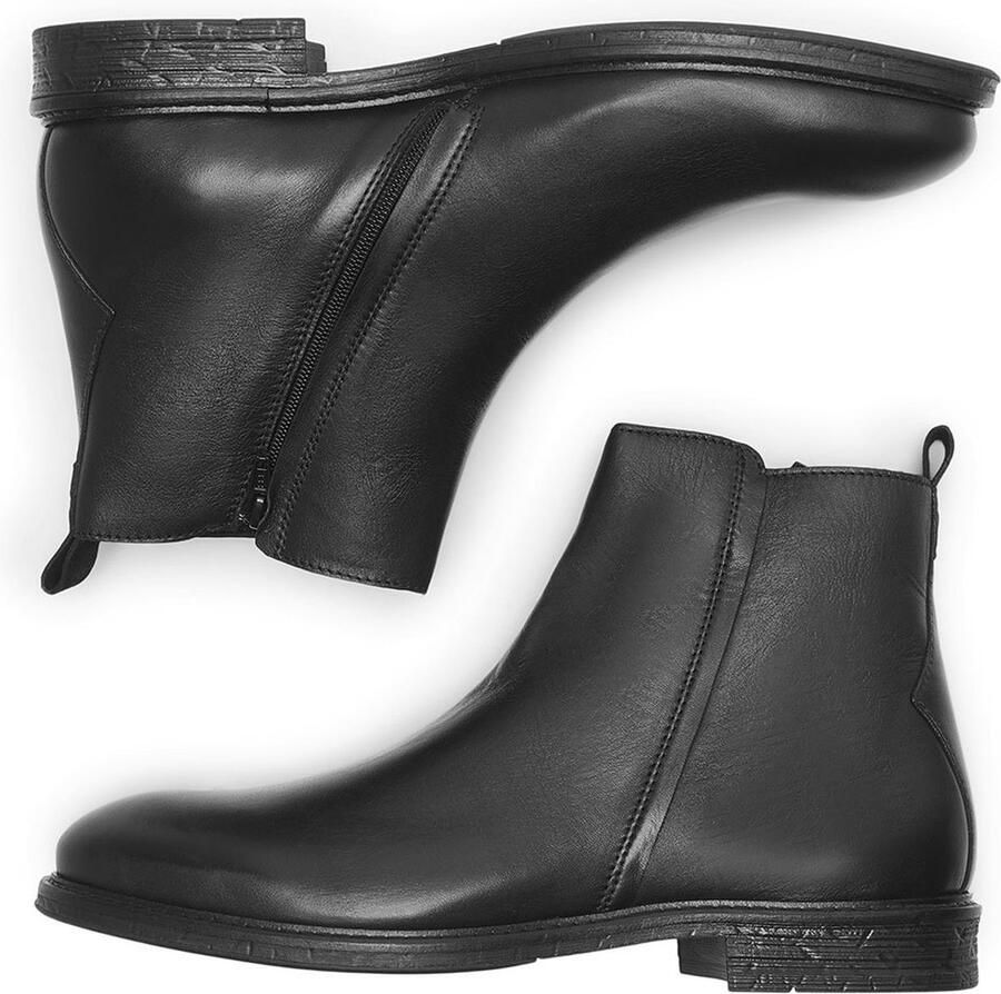 JACK & JONES JACK&JONES JFWARGO LEATHER CHELSEA SN Heren Laarzen - Foto 3