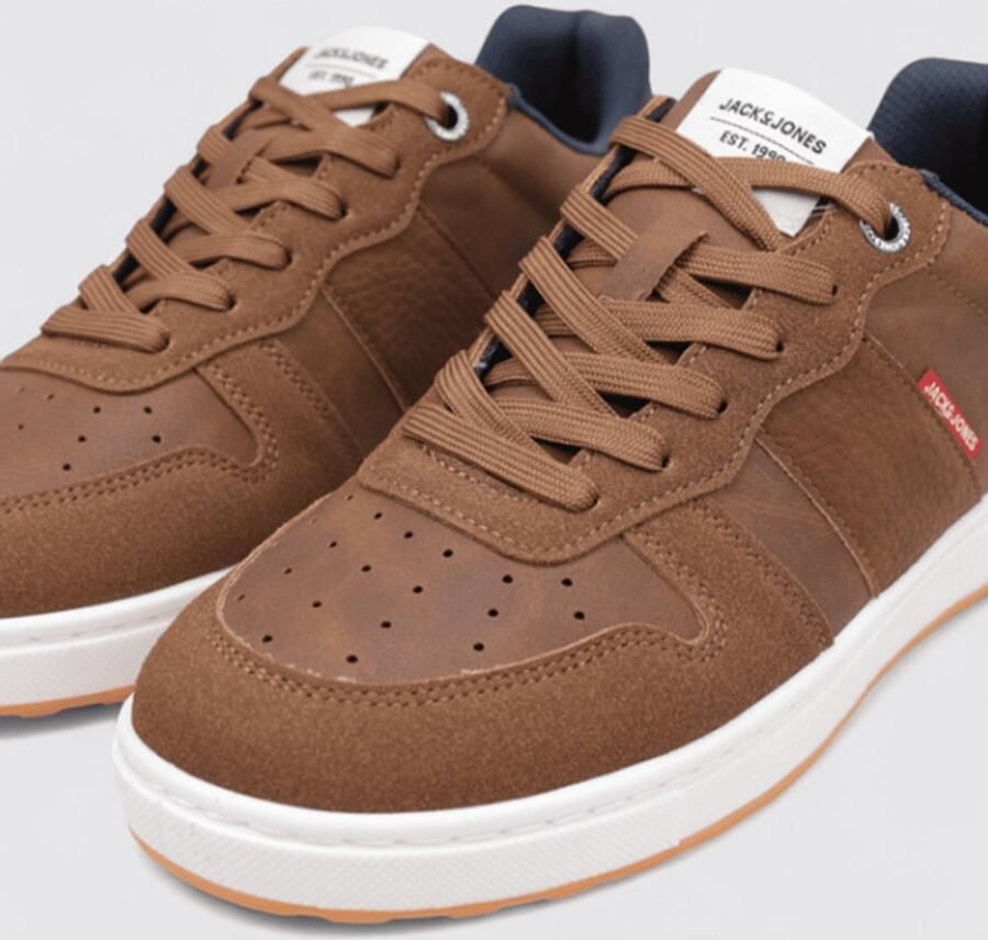 JACK & JONES JACK&JONES JFWBARNEY PU COMBO SNEAKER Heren Veterschoenen