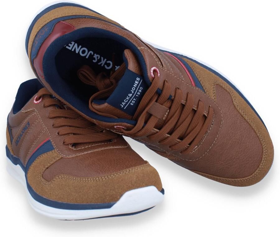 JACK & JONES JACK&JONES JFWBARON PU COMBO SNEAKER Heren Veterschoenen - Foto 2