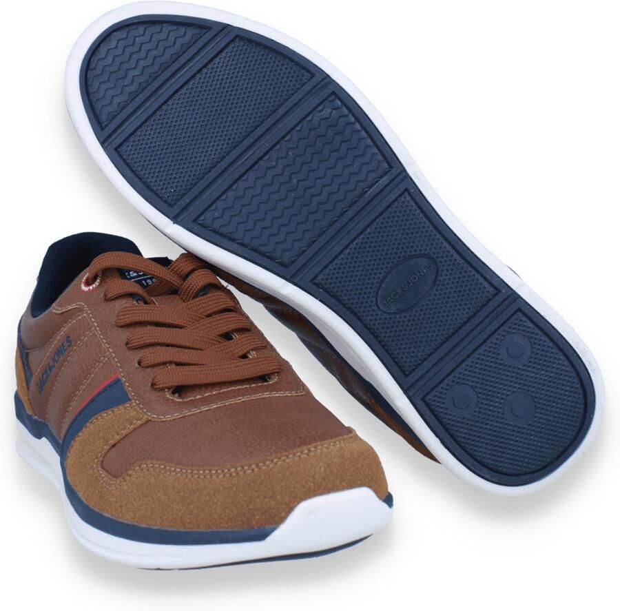 JACK & JONES JACK&JONES JFWBARON PU COMBO SNEAKER Heren Veterschoenen