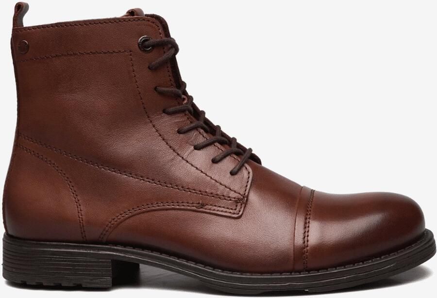 JACK & JONES JACK&JONES ADDITIONALS JFWRUSSEL LEATHER COGNA LN Heren Laarzen - Foto 6