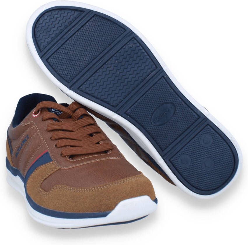 JACK & JONES JACK&JONES JFWBARON PU COMBO SNEAKER Heren Veterschoenen