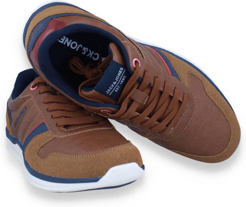 JACK & JONES JACK&JONES JFWBARON PU COMBO SNEAKER Heren Veterschoenen
