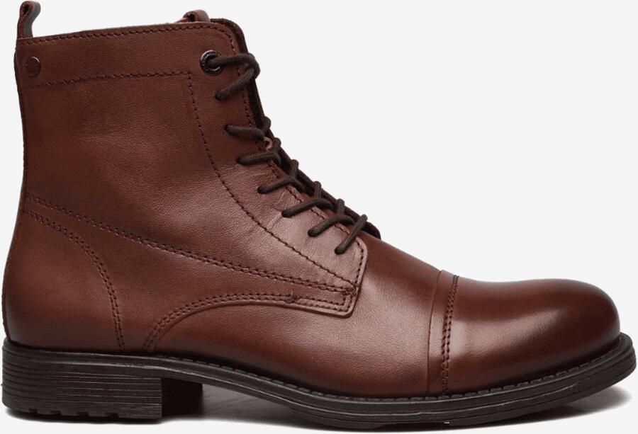 JACK & JONES JACK&JONES ADDITIONALS JFWRUSSEL LEATHER COGNA LN Heren Laarzen - Foto 14