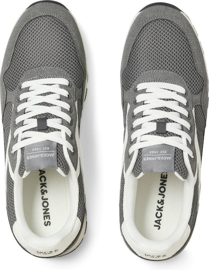 JACK & JONES Sneakers laag 'JFWSWINDON' zilvergrijs wit