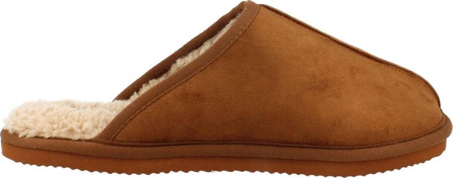 JACK & JONES Heren Instappers Jfwdudely Microfiber Slipper Almond Bruin