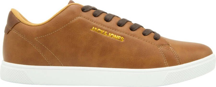JACK & JONES Heren Sneaker Boss Pu Sneaker Cognac COGNA