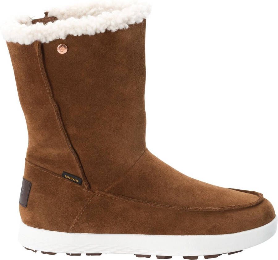 Jack Wolfskin Auckland WT Texapore Boot H Women Waterdichte winterlaarzen dames 37.5 bruin desert brown white