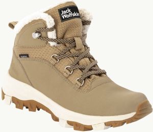 Jack Wolfskin Everquest Texapore Mid Women Waterdichte winterschoenen Dames 40.5 bruin clay beige