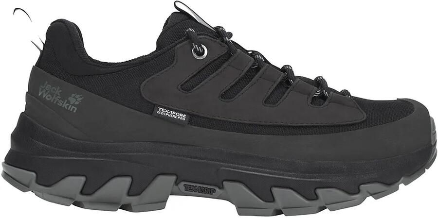 Jack Wolfskin Women's Apex Hike Texapore Low Multisportschoenen zwart grijs