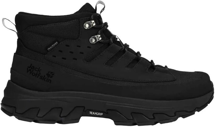 Jack Wolfskin Apex Hike Texapore Mid Wandelschoenen Zwart Man