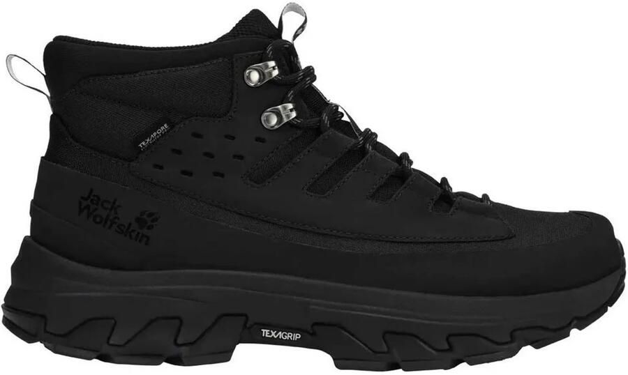 Jack Wolfskin Apex Hike Texapore Mid Wandelschoenen Zwart Man