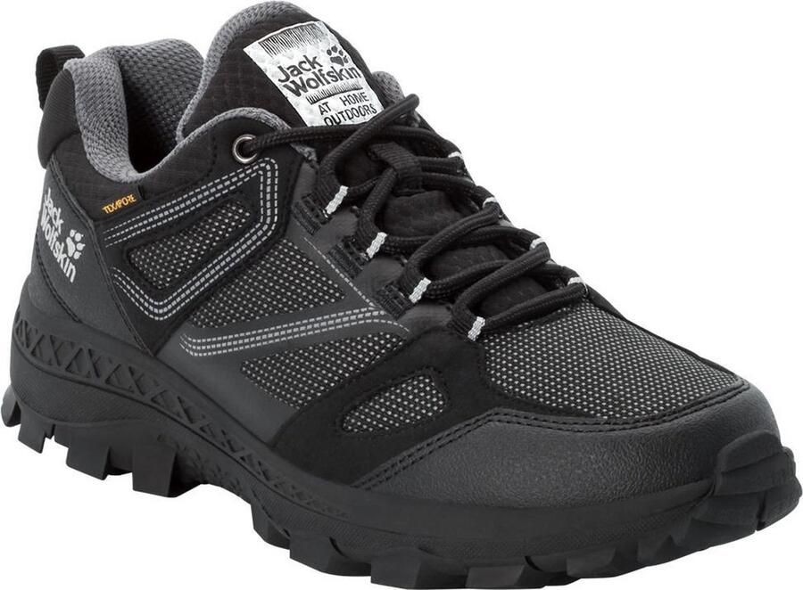 Jack Wolfskin Downhill Texapore Low Women Waterdichte dames wandelschoenen 37.5 zwart black grey