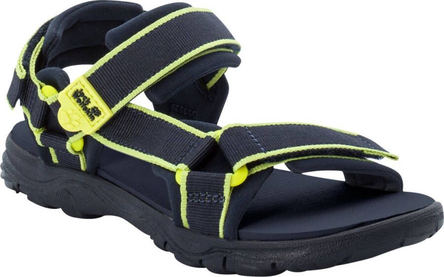 Jack Wolfskin Seven Seas 3 Kinderen synthetische sandalen Blue Lime - Foto 2