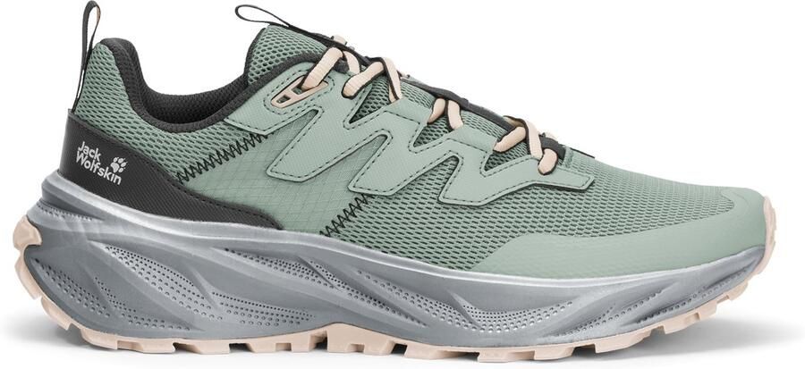 Jack Wolfskin PS TRAIL LOW W Dames Wandelschoenen-green zinnia