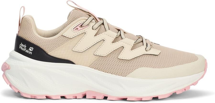 Jack Wolfskin PS Trail Low mesh outdoor schoenen lichtgeel roze