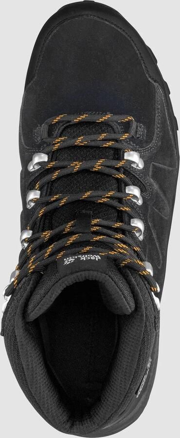 Jack Wolfskin Refugio Texapore Mid Men Waterdichte wandelschoenen Heren Phantom Burly Yellow Xt - Foto 4