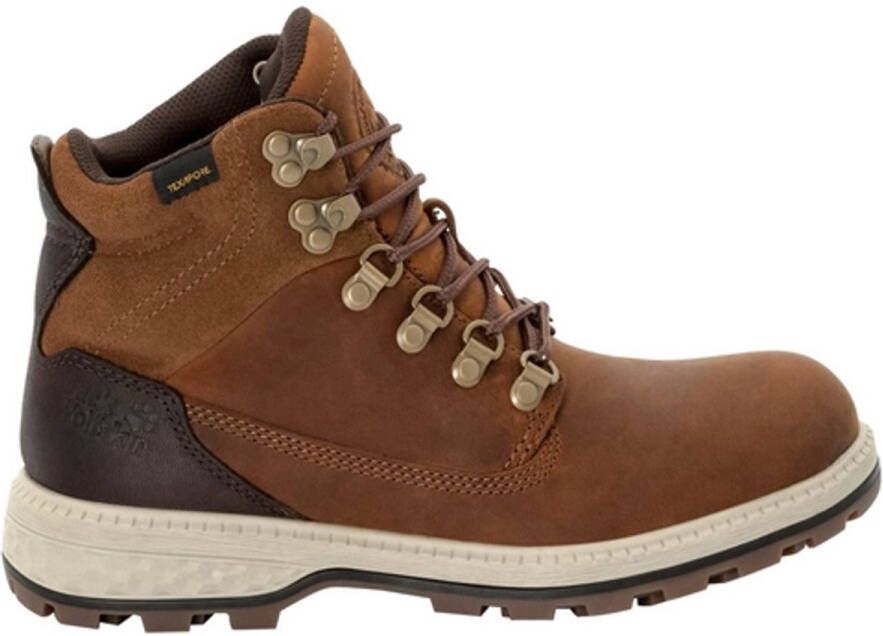 Jack Wolfskin Snowboot Women Jack Texapore Mid Desert Brown Espresso