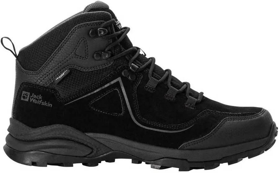 Jack Wolfskin Sunset Hike Texapore Mid Wandelschoenen Zwart Man