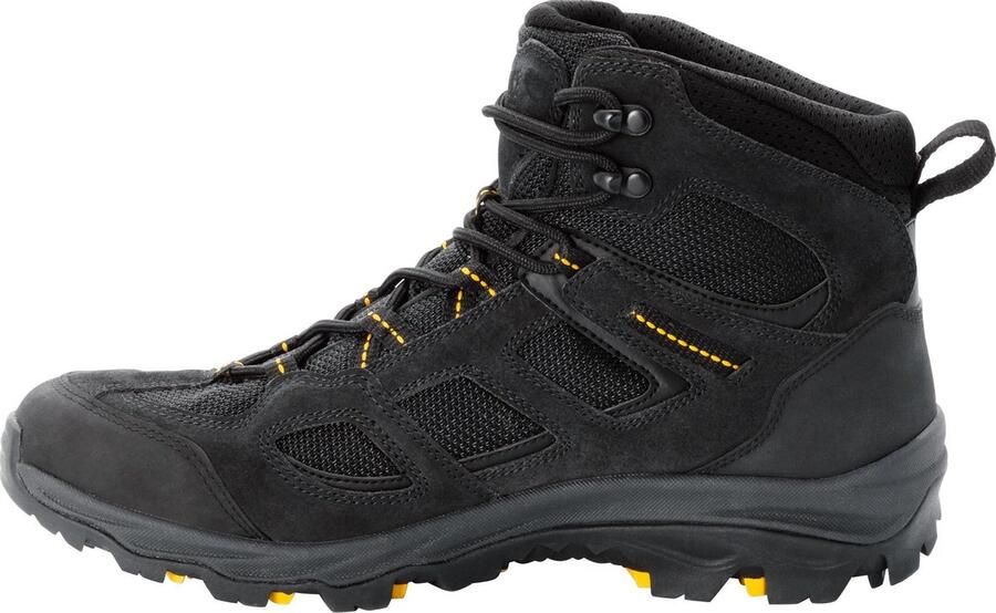 Jack Wolfskin Vojo 3 Texapore Mid Men Waterdichte wandelschoenen Heren 44.5 zwart black burly yellow XT - Foto 4