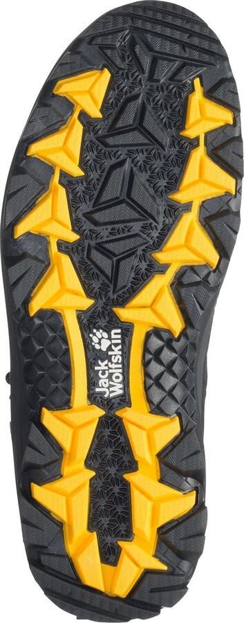 Jack Wolfskin Vojo 3 Texapore Mid Men Waterdichte wandelschoenen Heren 44.5 zwart black burly yellow XT - Foto 5