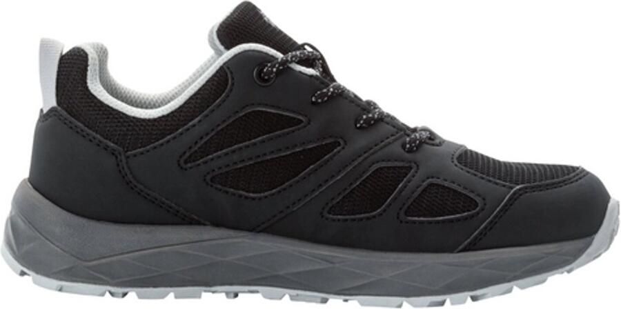 Jack Wolfskin Woodland 2 Texapore Low Wandelschoenen Zwart