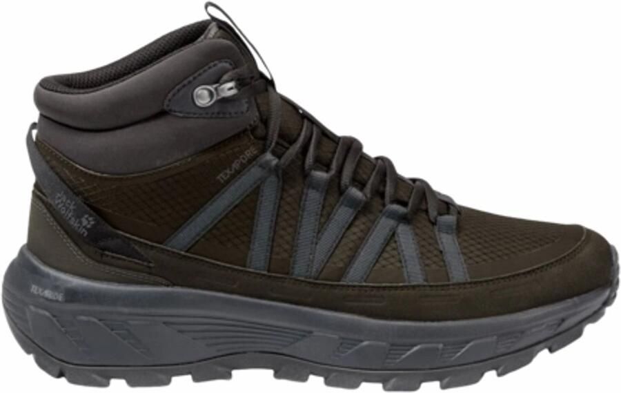 Jack Wolfskin WILD HIKE TEXAPORE MID M Heren Wandelschoenen obsidian moss