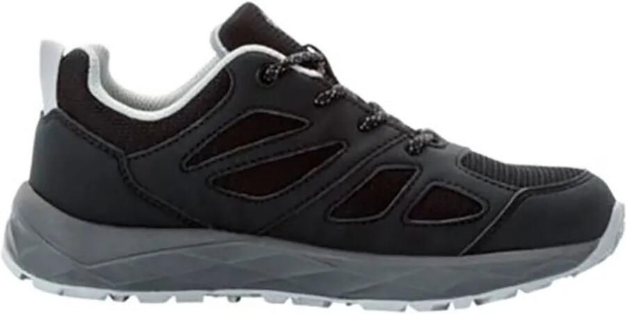 Jack Wolfskin Woodland 2 Texapore Low Wandelschoenen Zwart