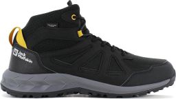 Jack Wolfskin Woodland 2 Texapore Mid M Zwart 44 Multifunctionele wandelschoen Licht en comfortabel Zeer zachte en lichte wandelzool Zeer goede demping Profiel met goede grip Heren · 44 · Rubber · Waterdicht · Antislip · Zwart