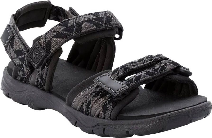 Jack Wolfskin Jungen Kinder Sandalen Kindersandalen 2 IN 1 Sandal Phantom 163425 Grau