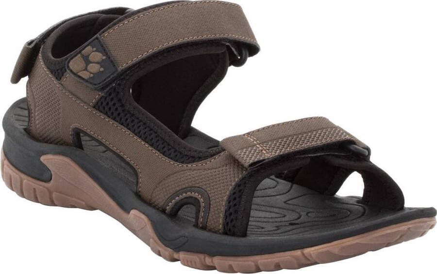 Jack Wolfskin Lakewood Cruise Sandalen Heren Dark Wood