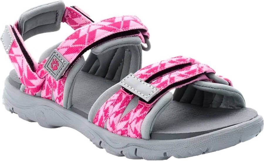 Jack Wolfskin Mädchen Kinder Sandalen Kindersandalen 2 IN 1 Sandal Light 163414 Rosa