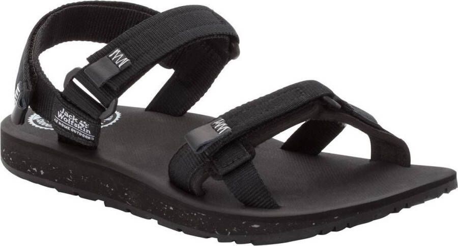 Jack Wolfskin Outfresh Sandal Women Duurzame trekkingsandalen Dames 39.5 zwart black light grey