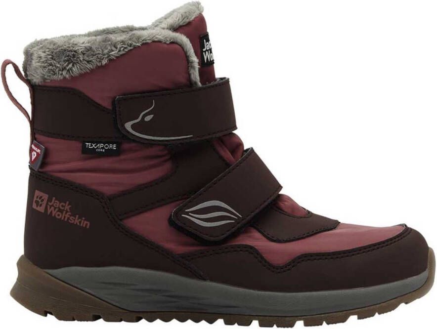 Jack Wolfskin Polar Bear-g Texapore Mid VC Kids Winterschoenen Kinderen Dark Mahogany