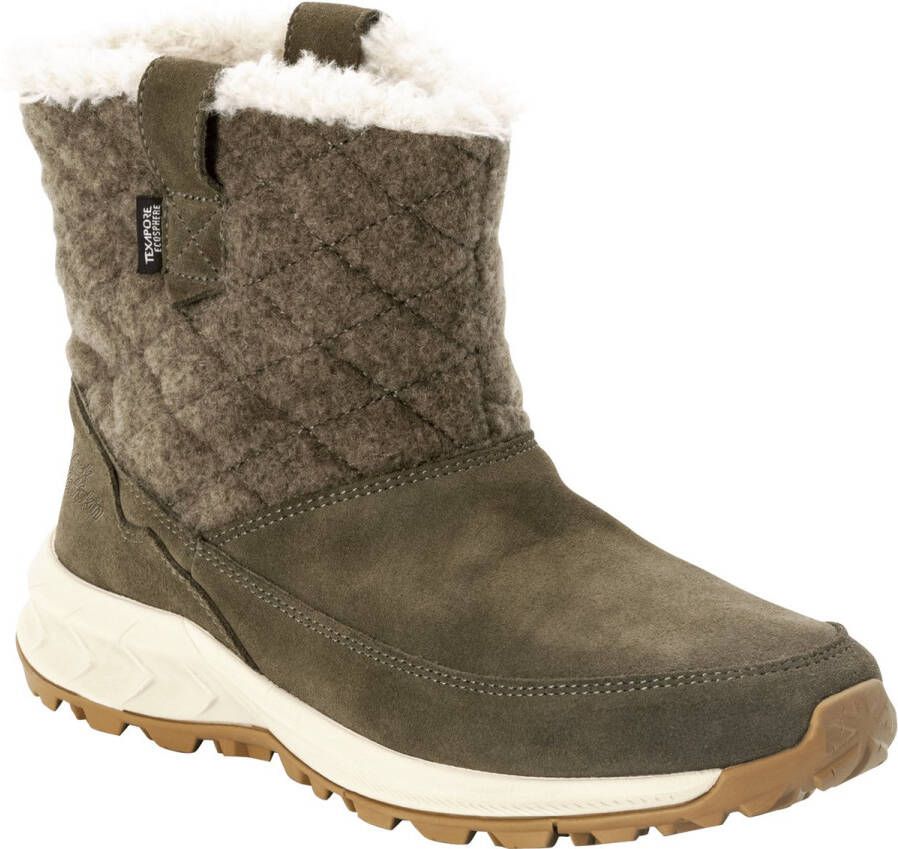 Jack Wolfskin Queenstown Texapore Boot Women Waterdichte winterlaarzen Dames 43 khaki grey khaki grey