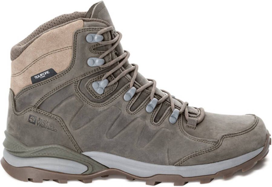 Jack Wolfskin Refugio Prime Texapore Mid Wandelschoen Heren synthetisch mid wandelschoenen Cold Coffee