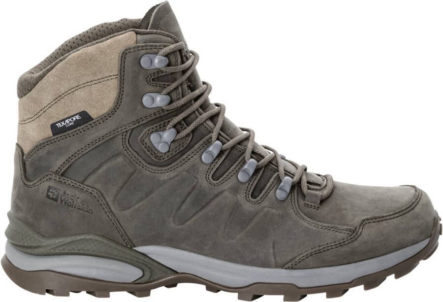 Jack Wolfskin Refugio Prime Texapore Mid Wandelschoen Heren synthetisch mid wandelschoenen Cold Coffee