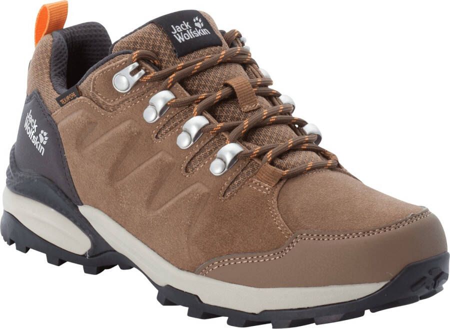 Jack Wolfskin Refugio Texapore Low Women Waterdichte wandelschoenen Dames brown apricot