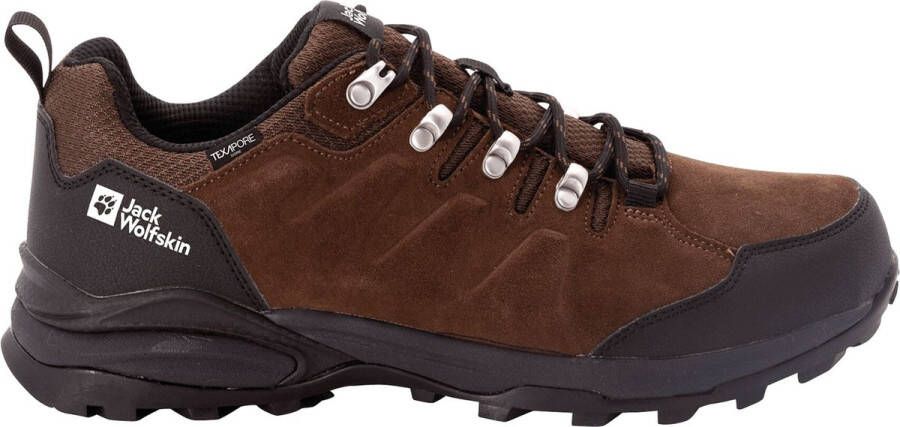 Jack Wolfskin Refugio Texapore Low Men Waterdichte wandelschoenen Heren Brown Phantom