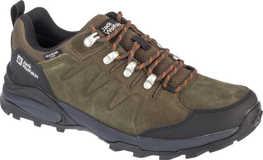 Jack Wolfskin Refugio Texapore Low Men Waterdichte wandelschoenen Heren Khaki Phantom