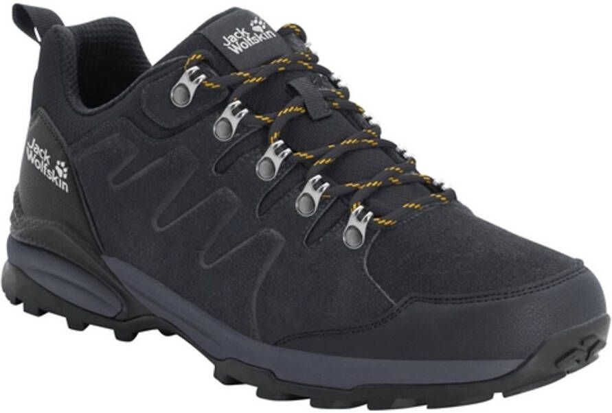 Jack Wolfskin Refugio Texapore Low Wandelschoenen Heren Phantom Burly Yellow XT