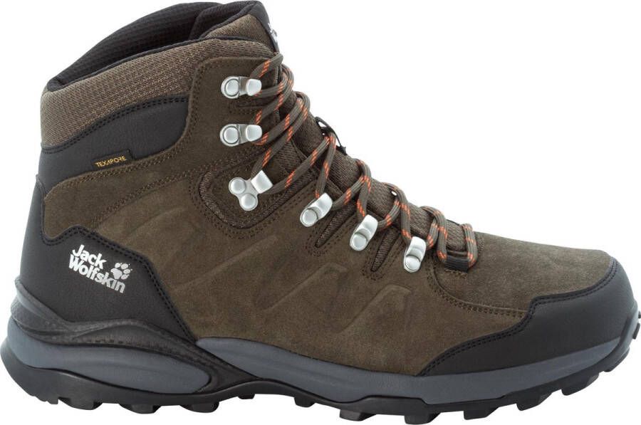 Jack Wolfskin Refugio Texapore Mid Men Waterdichte wandelschoenen Heren Khaki Phantom