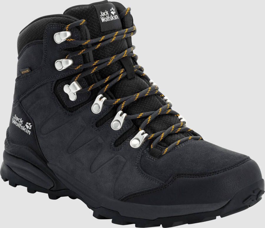 Jack Wolfskin Refugio Texapore Mid Men Waterdichte wandelschoenen Heren Phantom Burly Yellow Xt