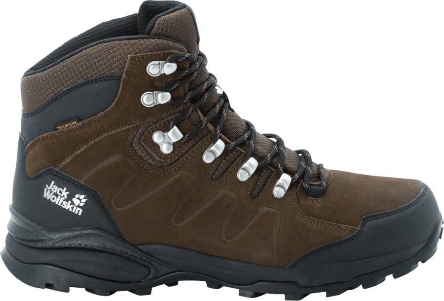 Jack Wolfskin Refugio Texapore Mid Men Waterdichte wandelschoenen Heren Brown Phantom